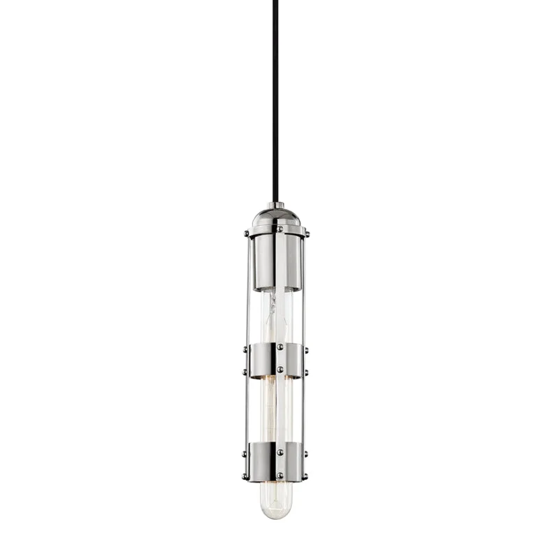 Chinese - Style Ceiling Lights with Red Lantern - Inspired DesignsChinese - Style Ceiling Lights with Red Lantern - Inspired DesignsMitzi Violet H272701-PN Pendant Light - Polished Nickel