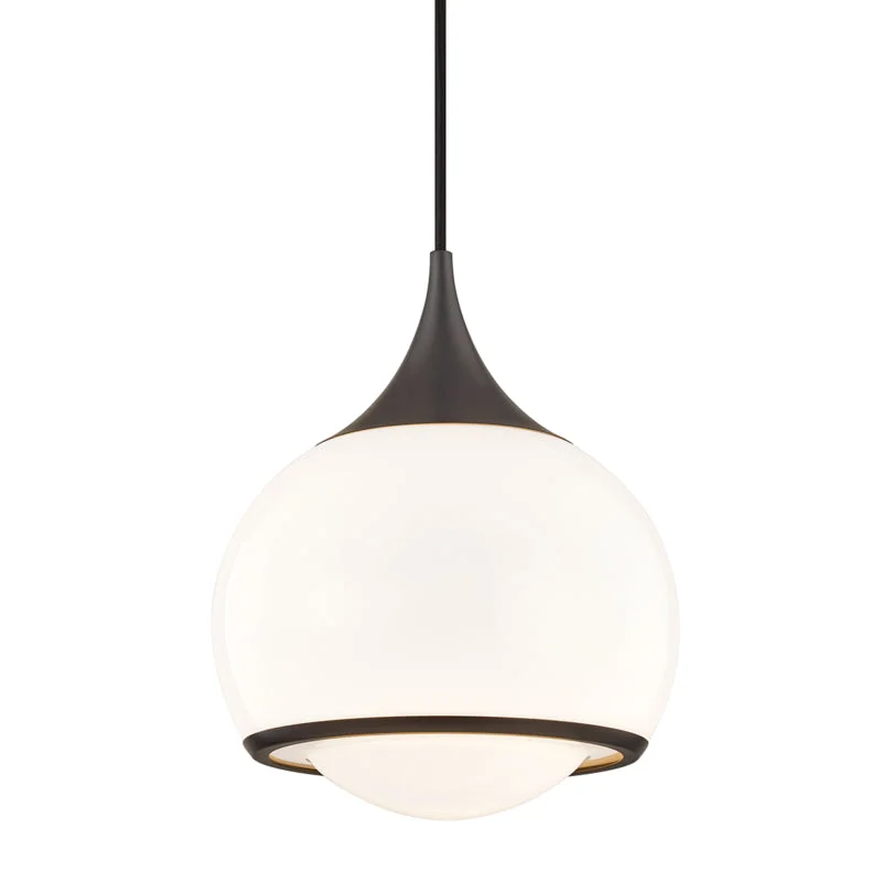 Glass Ceiling Lights with Frosted, Colored, or Etched GlassGlass Ceiling Lights with Frosted, Colored, or Etched GlassMitzi Reese H281701M-OB Pendant Light - Old Bronze