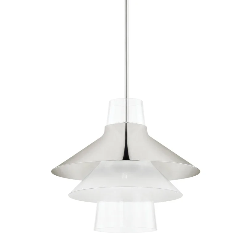 Crystal Ceiling Lights with High - Quality Swarovski CrystalsCrystal Ceiling Lights with High - Quality Swarovski CrystalsMitzi Jessy H404701L-PN Pendant Light - Polished Nickel