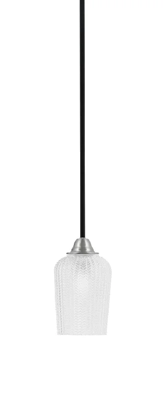 Chinese - Style Ceiling Lights with Red Lantern - Inspired DesignsChinese - Style Ceiling Lights with Red Lantern - Inspired DesignsToltec Paramount 3401-MBBN-4250 Pendant Light - Matte Black & Brushed Nickel