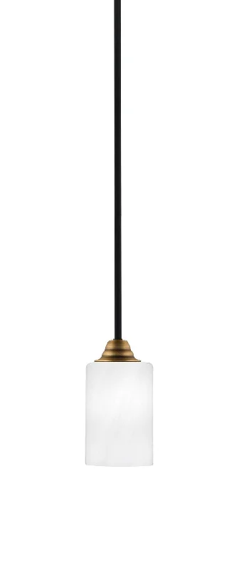 Japanese - Inspired Ceiling Lights with Shoji - Screen - like DiffusersJapanese - Inspired Ceiling Lights with Shoji - Screen - like DiffusersToltec Paramount 3401-MBBR-3001 Pendant Light - Matte Black & Brass