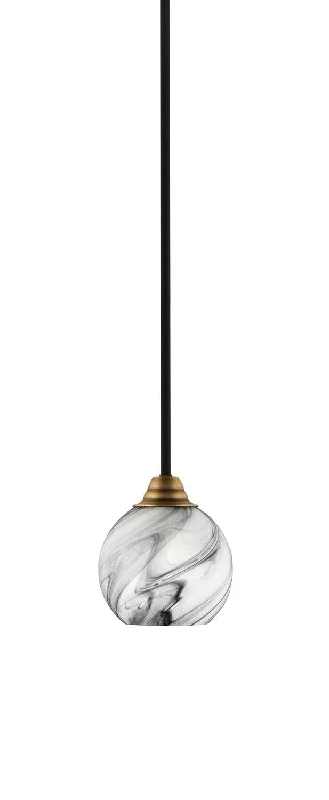 Retro Ceiling Lights Inspired by the 1950s and 1960s DesignRetro Ceiling Lights Inspired by the 1950s and 1960s DesignToltec Paramount 3401-MBBR-4109 Pendant Light - Matte Black & Brass Retro Ceiling Lights Inspired by the 1950s and 1960s DesignRetro Ceiling Lights Inspired by the 1950s and 1960s DesignToltec Paramount 3401-MBBR-4109 Pendant Light - Matte Black & Brass