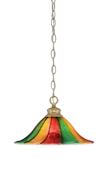 Moroccan Ceiling Lights with Colorful Stained Glass and Geometric CarvingsMoroccan Ceiling Lights with Colorful Stained Glass and Geometric CarvingsToltec Chain 92-NAB-764 Pendant Light - New Age Brass