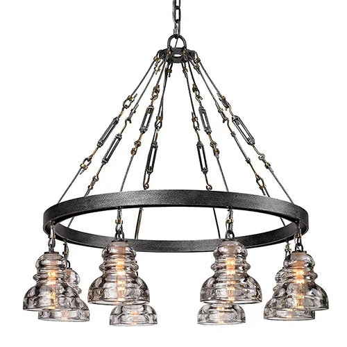 Art Nouveau Ceiling Lights with Organic, Flowing ShapesArt Nouveau Ceiling Lights with Organic, Flowing ShapesTroy F3136 Menlo 8-lt Pendant