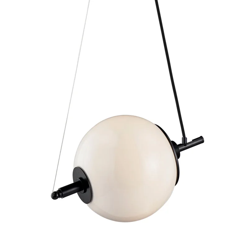 Mediterranean - Style Ceiling Lights with Terra - Cotta and Ceramic DetailsMediterranean - Style Ceiling Lights with Terra - Cotta and Ceramic DetailsTroy Nova F7584 Pendant Light - Anodized Black
