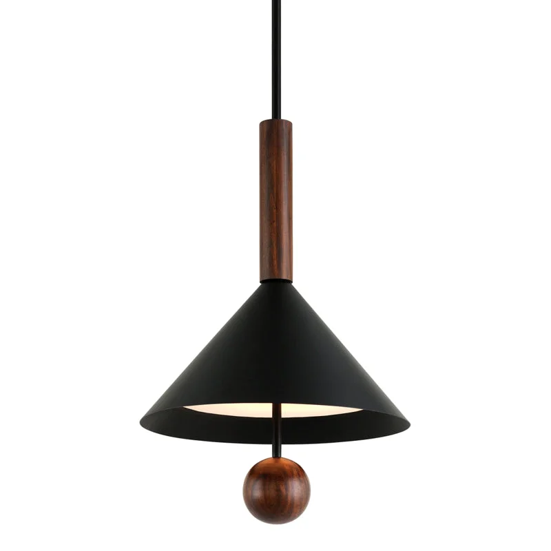 Bohemian Ceiling Lights with Beads, Tassels, and Colorful GlassBohemian Ceiling Lights with Beads, Tassels, and Colorful GlassTroy Ranger F7655 Pendant Light - Black And Natural Acacia