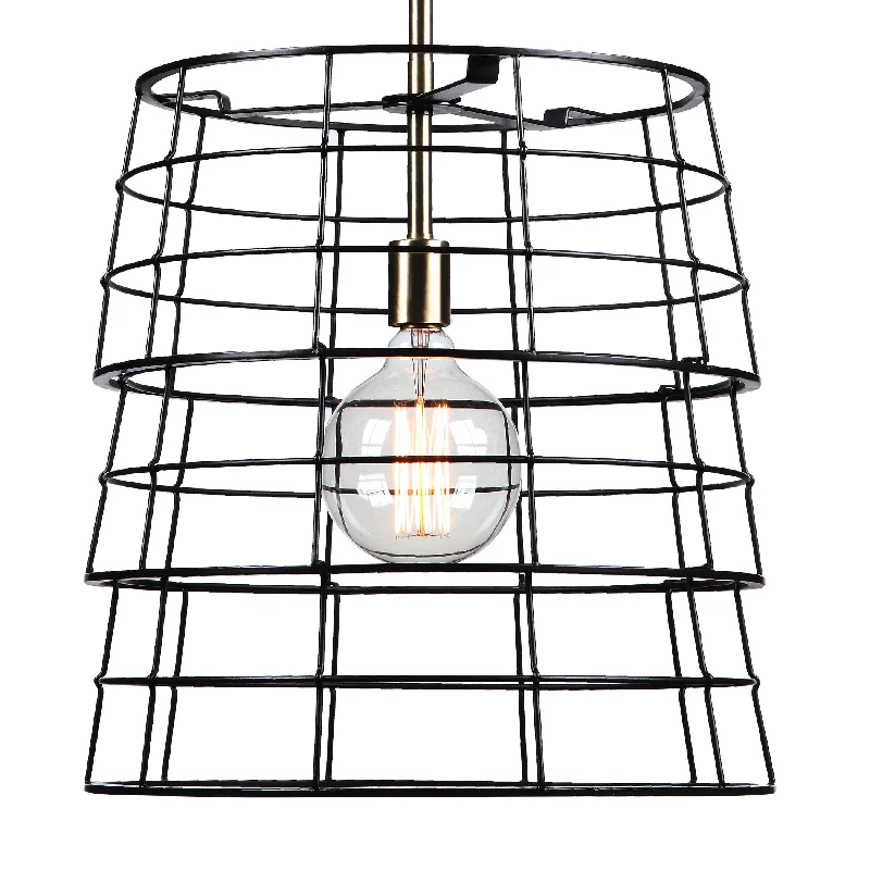Contemporary Ceiling Lights with Unique, Abstract ShapesContemporary Ceiling Lights with Unique, Abstract ShapesUttermost 22184 Grader 1 Light Cage Pendant