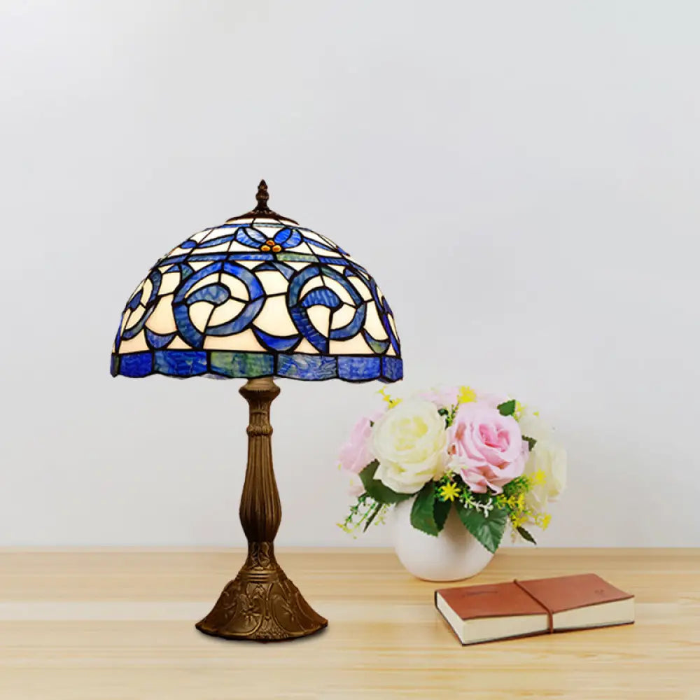 metal table lamps with a matte black finish for a sleek appearancemetal table lamps with a matte black finish for a sleek appearanceTiffany Bronze Table Lamp with Stained Glass Shade - Bedroom Nightstand Lighting