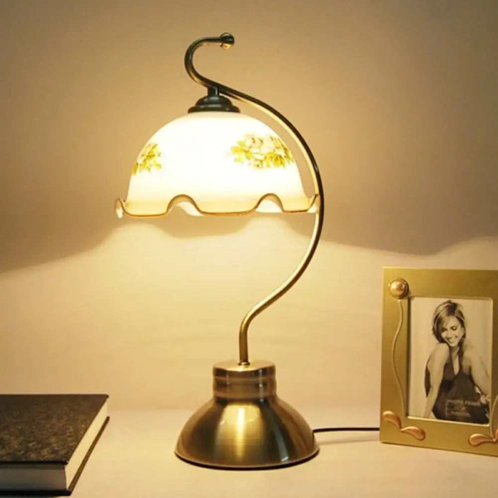glass table lamps with a frosted surface for soft light diffusionglass table lamps with a frosted surface for soft light diffusionTraditional Brushed Brass 1-Head Night Light with Scalloped Milky Glass – Ideal for Study Room glass table lamps with a frosted surface for soft light diffusionglass table lamps with a frosted surface for soft light diffusionTraditional Brushed Brass 1-Head Night Light with Scalloped Milky Glass – Ideal for Study Room