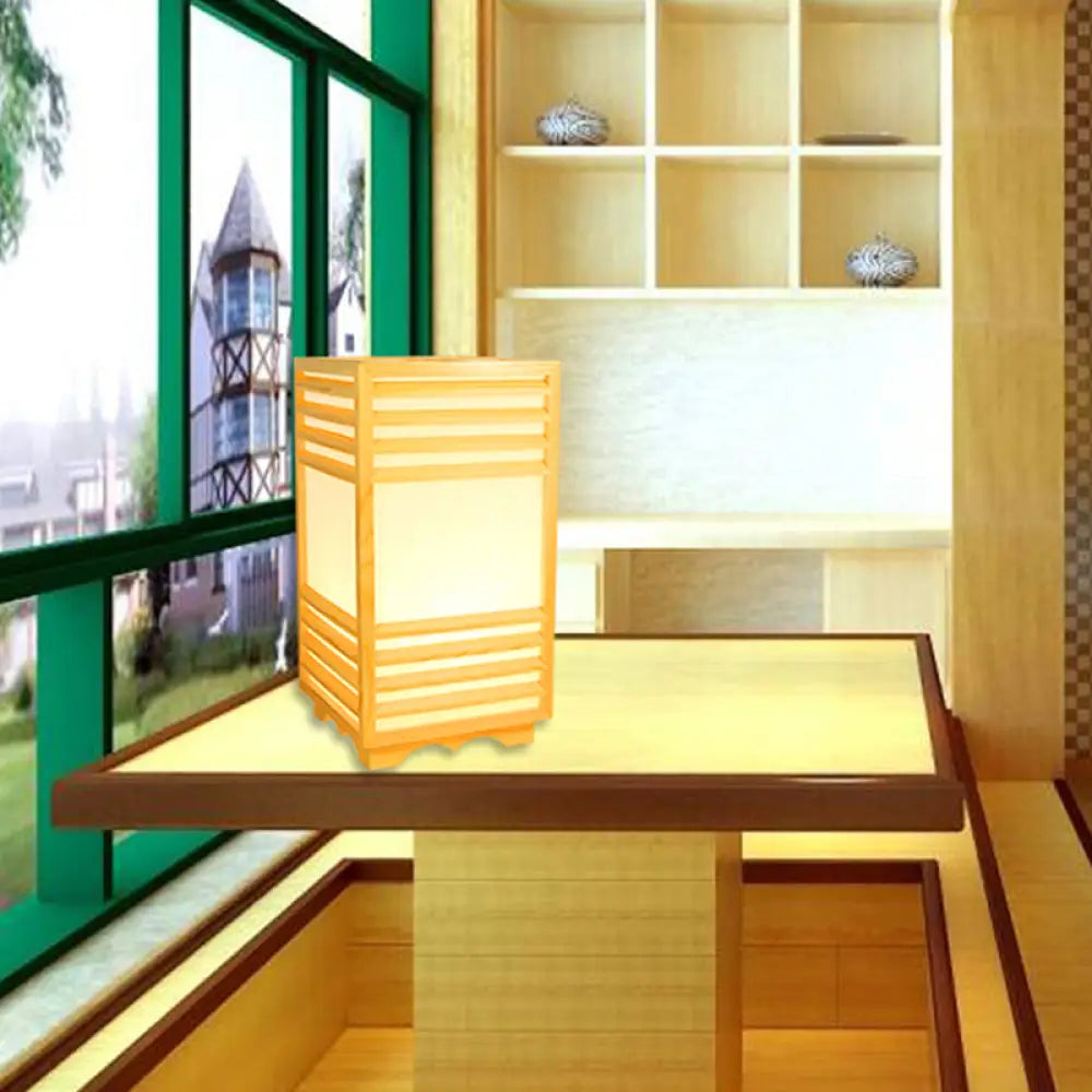 industrial style table lamps with exposed bulbs for loft apartmentsindustrial style table lamps with exposed bulbs for loft apartmentsRectangular Wood Nightstand Lamp in Beige - Ideal Reading Light for Study