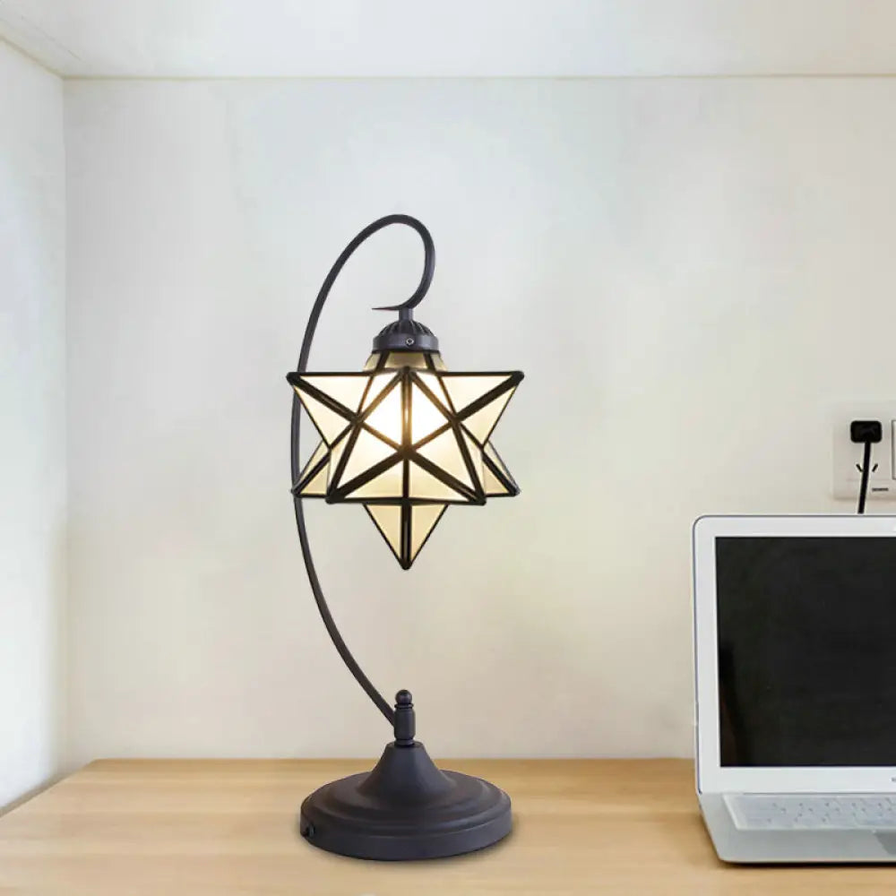 industrial style table lamps with exposed bulbs for loft apartmentsindustrial style table lamps with exposed bulbs for loft apartmentsStar Shaped Tiffany Nightstand Lamp with Twisted Arm - Clear/Silver Glass Night Lighting for Coffee Shop