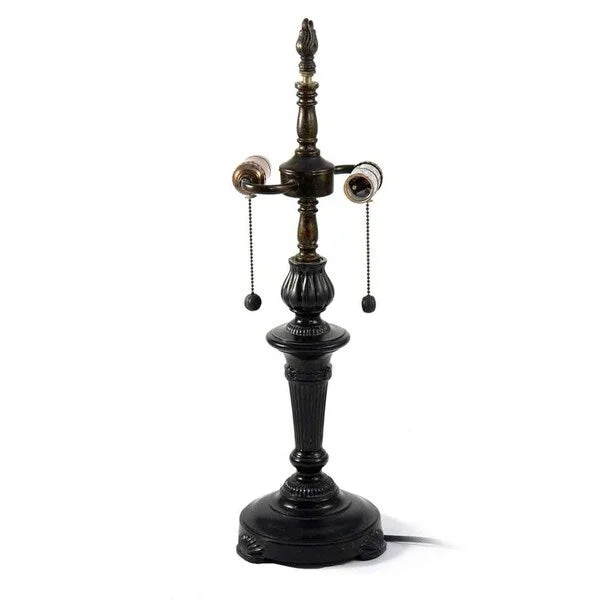 leather table lamps with a distressed texture for a rugged charmleather table lamps with a distressed texture for a rugged charm23 H in. Fieldstone 2 light Metal Lamp Base MPN 580