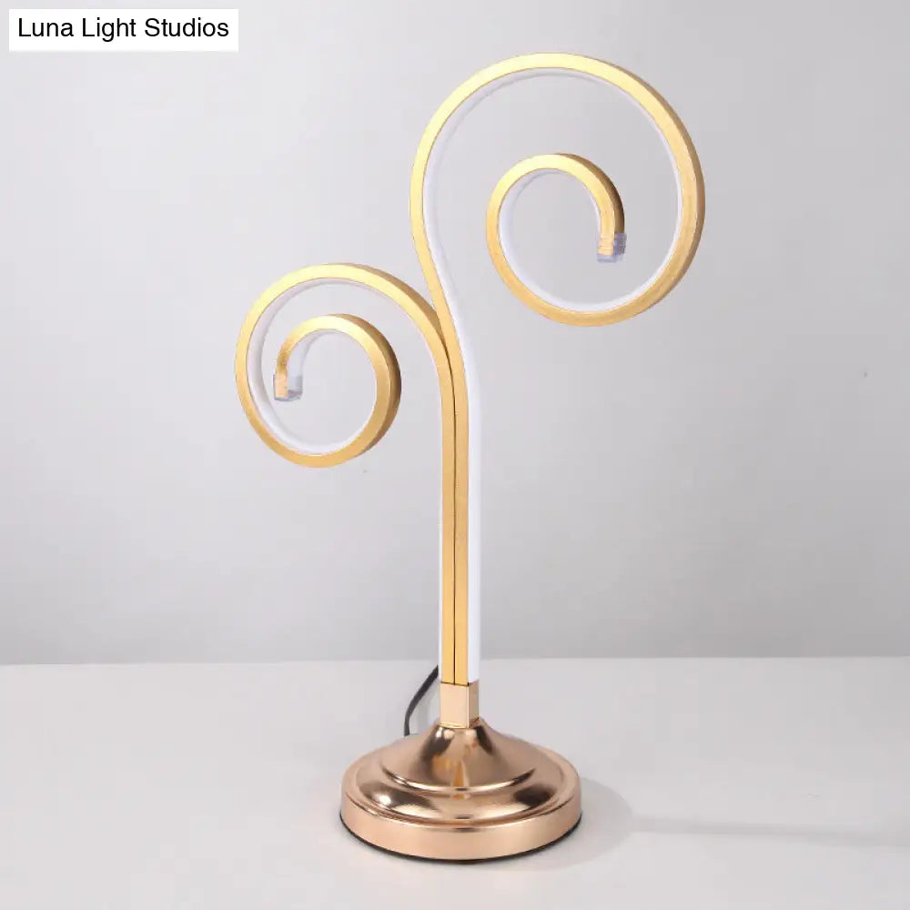 gothic style table lamps with dark finishes for a mysterious lookgothic style table lamps with dark finishes for a mysterious lookModern Acrylic LED Night Table Lamp with Curved Design and Gold Finish - Warm/White Lighting