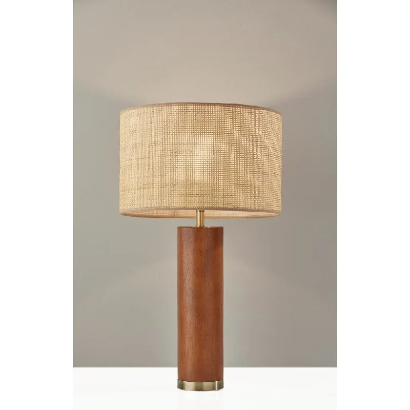glass table lamps with a frosted surface for soft light diffusionglass table lamps with a frosted surface for soft light diffusionAdesso Walnut & Antique Brass Napa Table Lamp