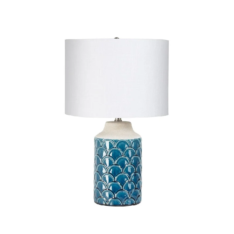 bohemian table lamps with colorful patterns for eclectic bedroomsbohemian table lamps with colorful patterns for eclectic bedroomsAdonna Scale Ceramic Lamp