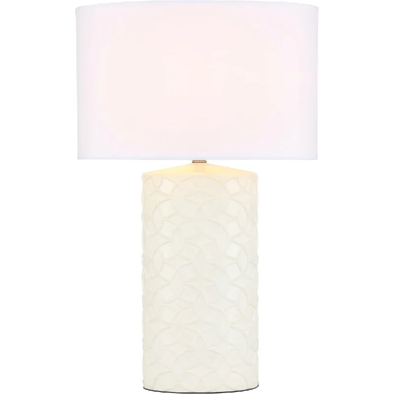 metal table lamps with a matte black finish for a sleek appearancemetal table lamps with a matte black finish for a sleek appearanceAlois 1 light White Table Lamp - One Size