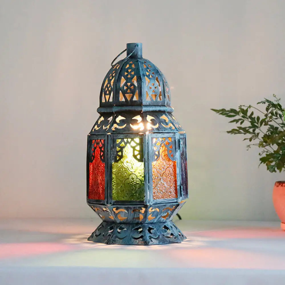 metal table lamps with a matte black finish for a sleek appearancemetal table lamps with a matte black finish for a sleek appearanceBlue Antiqued Metal Desk Lamp with Textured Glass Shade