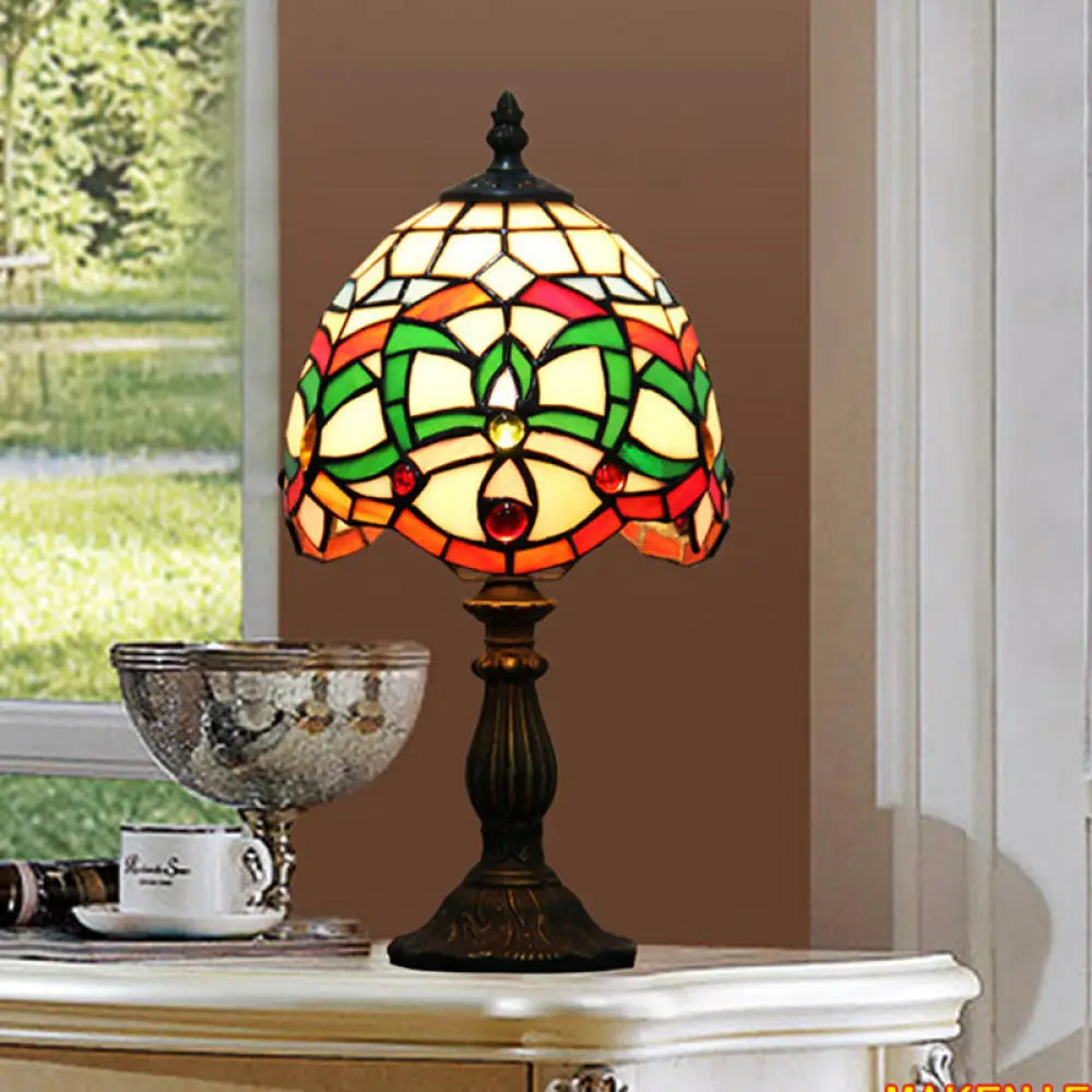 glass table lamps with a frosted surface for soft light diffusionglass table lamps with a frosted surface for soft light diffusionGreen Baroque Glass Table Lamp with Hand Cut Bowl Shade - Bedroom Night Lighting