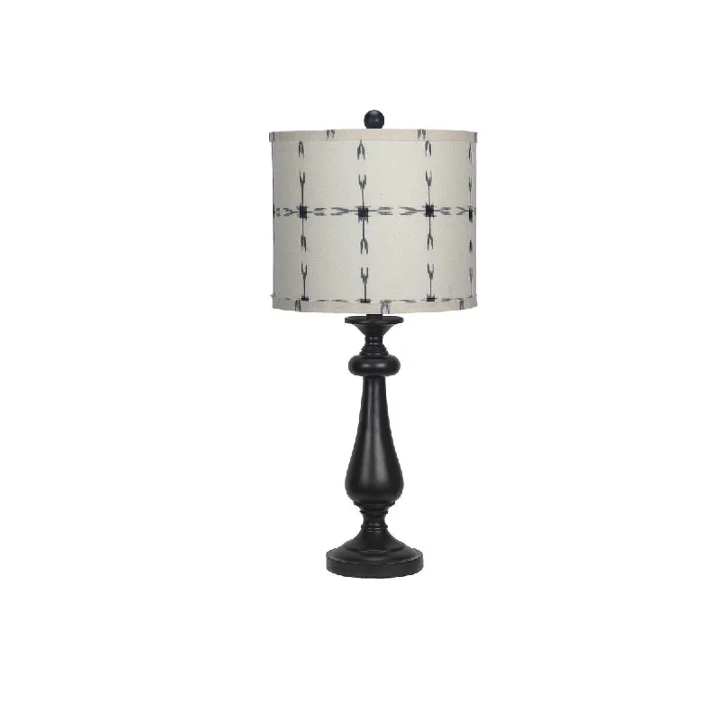 marble table lamps with a luxurious veined pattern for high end decormarble table lamps with a luxurious veined pattern for high end decorBlack Candlestick Tribal Arrows Shade Table Lamp - Medium