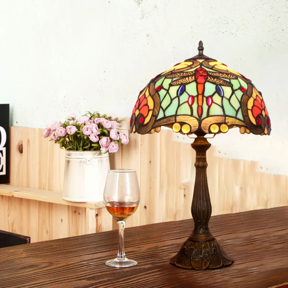 art deco table lamps with geometric shapes for a retro touchart deco table lamps with geometric shapes for a retro touchMediterranean Bronze Domed Table Lamp - Hand Cut Glass Dragonfly Patterned Night Light