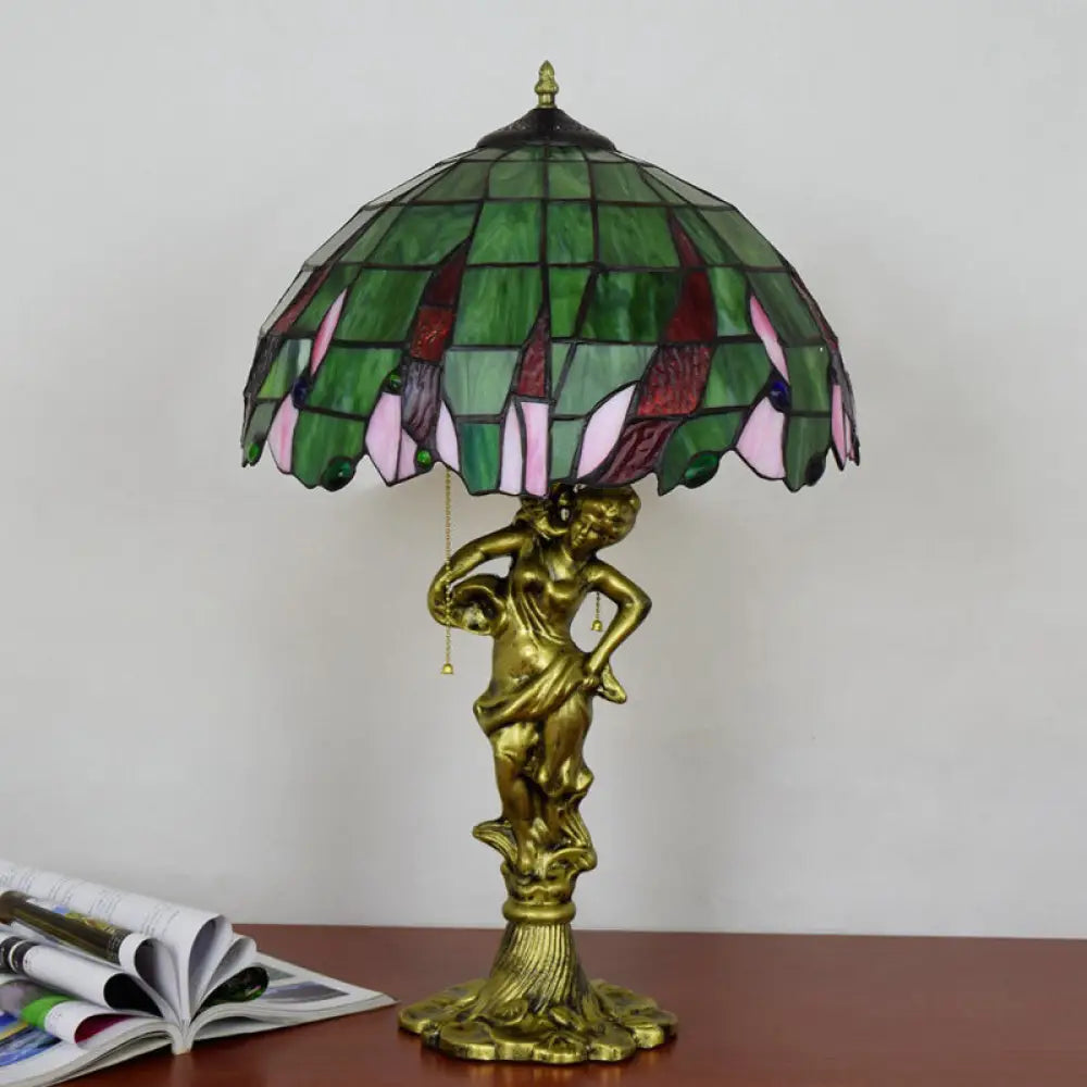 marble table lamps with a luxurious veined pattern for high end decormarble table lamps with a luxurious veined pattern for high end decorBronze Lady Table Light: Tiffany Resin Night Lamp with Jewel-Embellished Shade