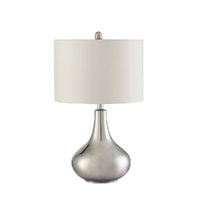 ceramic table lamps with hand painted designs for an artistic touchceramic table lamps with hand painted designs for an artistic touchCiera Contemporary Chrome Teardrop Table Lamp