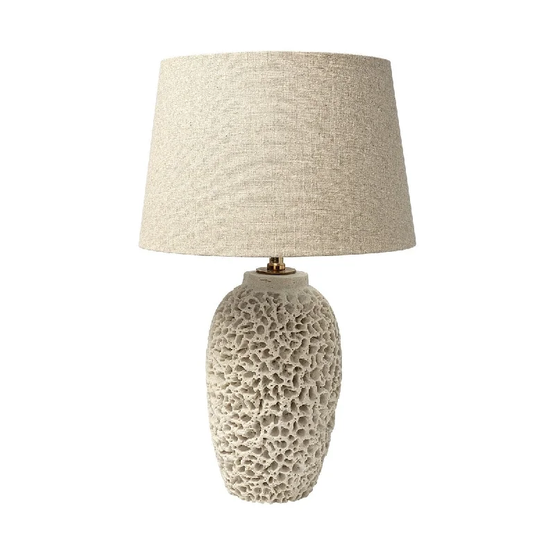 modern minimalist table lamps for contemporary living roomsmodern minimalist table lamps for contemporary living roomsCoastal Beige Faux Coral Table Lamp - 26" H x 16" W x 16" D