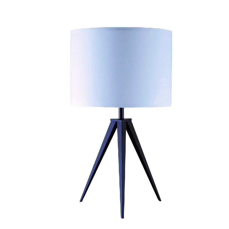 gothic style table lamps with dark finishes for a mysterious lookgothic style table lamps with dark finishes for a mysterious lookContemporary Black Tripod Table Lamp - 1" W x 1" D x 26" H