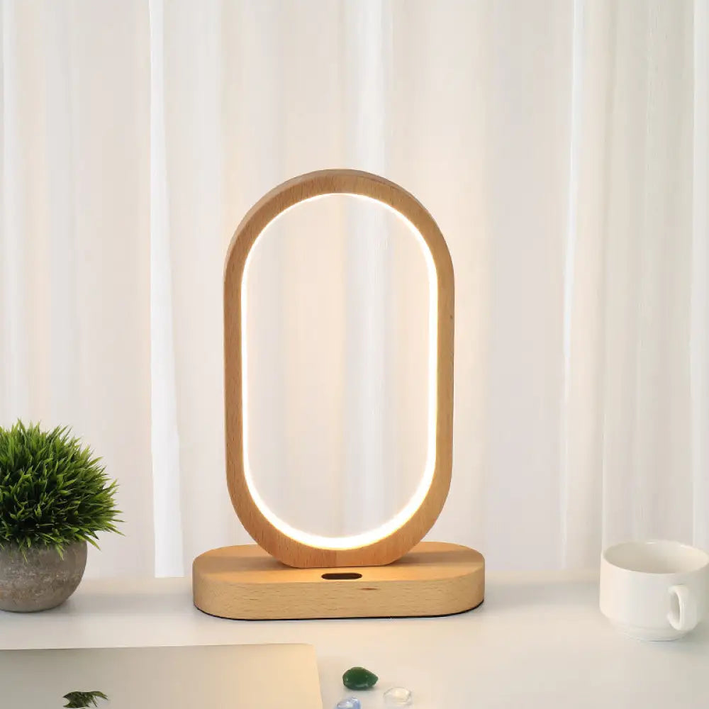 fabric table lamps with a linen shade for a relaxed and breathable lookfabric table lamps with a linen shade for a relaxed and breathable lookLED Nightstand Lamp - Beige Oblong Shape - Contemporary Design with Wood Shade - Perfect for Reading