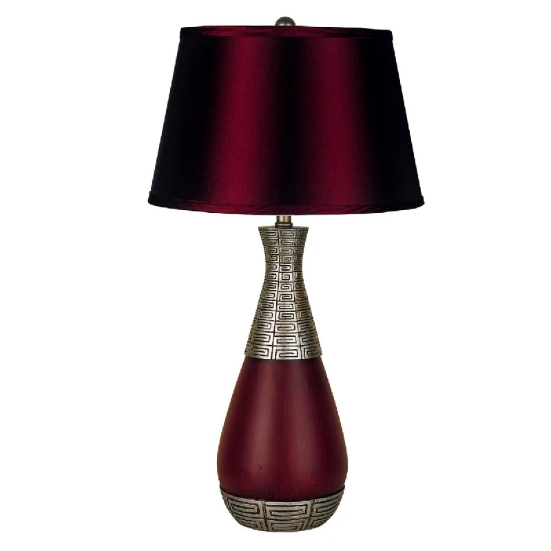 wooden table lamps with natural grain for a warm and organic feelwooden table lamps with natural grain for a warm and organic feelContemporary Maroon Table Lamp - Large