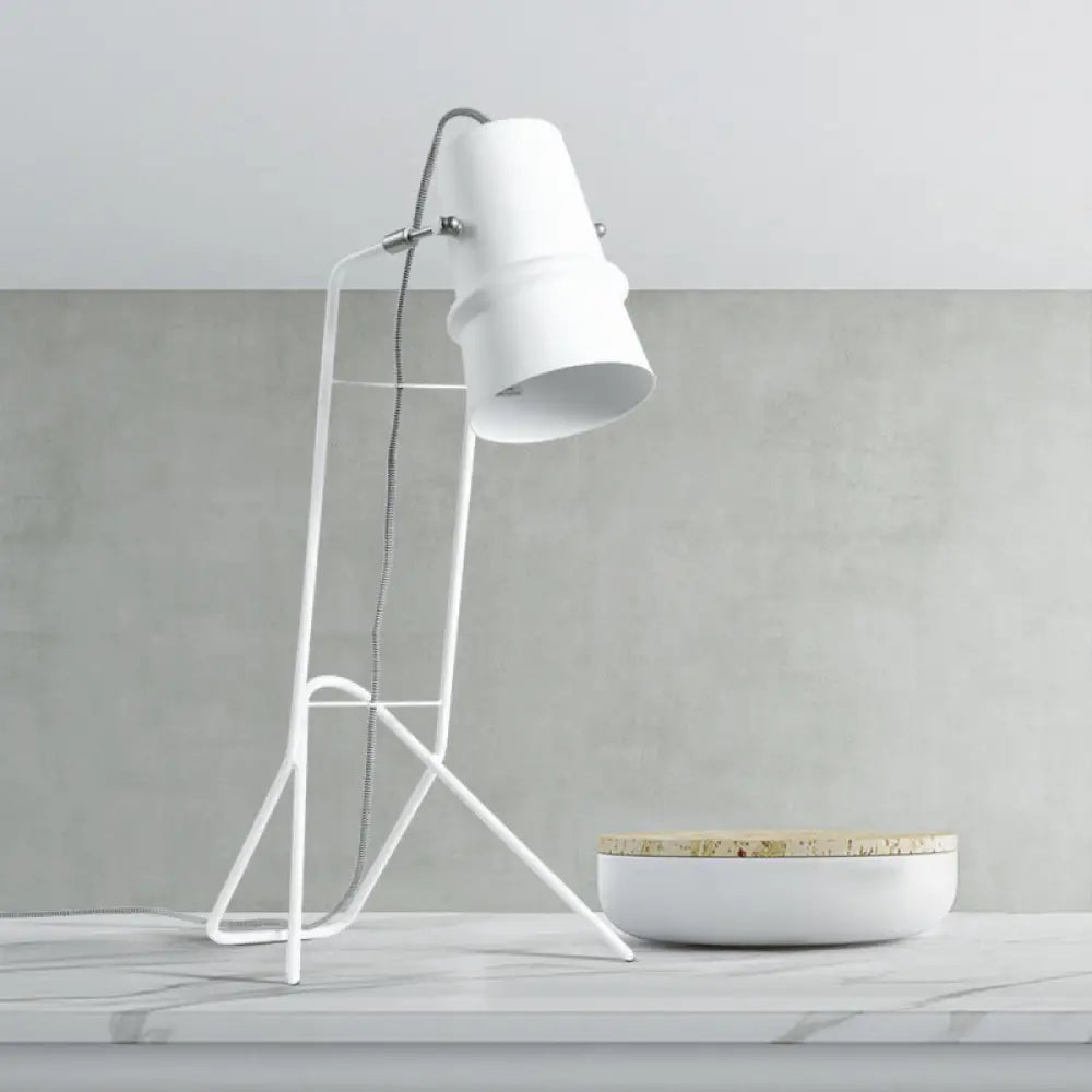 glass table lamps with a frosted surface for soft light diffusionglass table lamps with a frosted surface for soft light diffusionMinimalist Single White Desk Lamp: Sleek Cup Shape, Metallic Finish, Frame Base for Bedroom