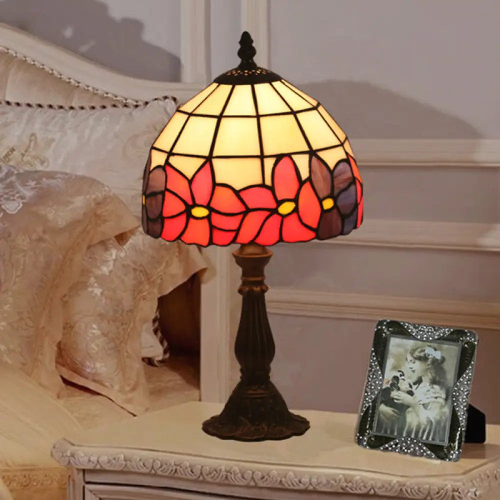 asian inspired table lamps with bamboo accents for a zen atmosphereasian inspired table lamps with bamboo accents for a zen atmosphereRed/Yellow Cut Glass Nightstand Lamp - Mediterranean Style with Floral Pattern