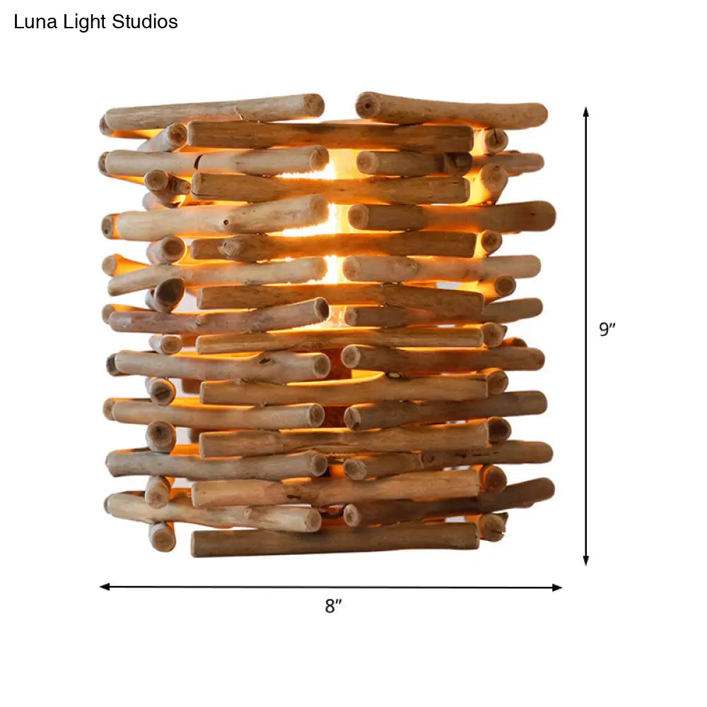 glass table lamps with a frosted surface for soft light diffusionglass table lamps with a frosted surface for soft light diffusionAsia Wood Desk Lamp - Cylindrical Small Brown Task Lighting for Bedroom, 8"/10" Wide