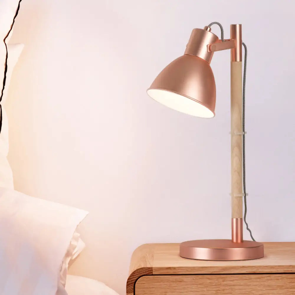 victorian style table lamps with ornate details for traditional homesvictorian style table lamps with ornate details for traditional homesRose Gold LED Desk Lamp – Modern Rotatable Table Light with Domed Metal Handle for Bedside