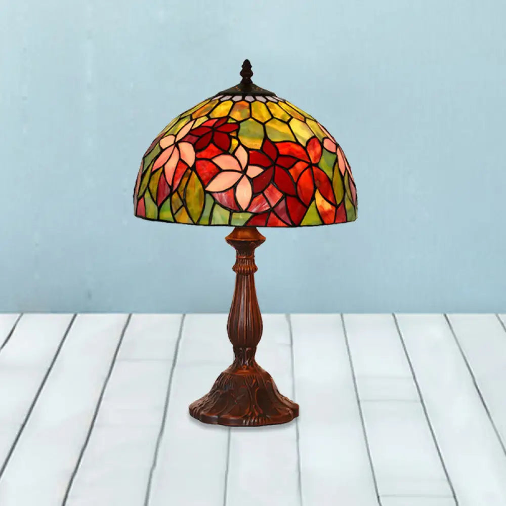 gothic style table lamps with dark finishes for a mysterious lookgothic style table lamps with dark finishes for a mysterious lookHandcrafted Stained Glass Tiffany Table Lamp - Floral Nightstand Light in Bronze