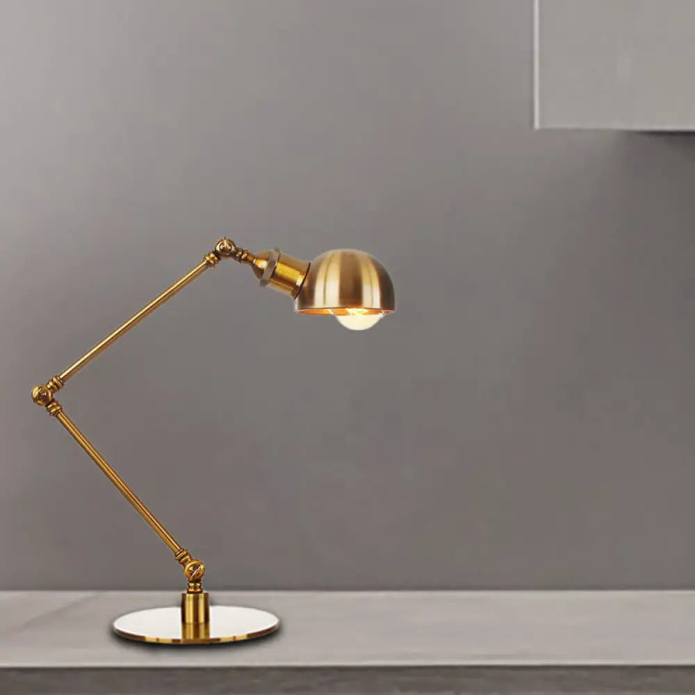 bohemian table lamps with colorful patterns for eclectic bedroomsbohemian table lamps with colorful patterns for eclectic bedroomsGolden Bowl Shade Table Lamp- Industrial Style with Adjustable Arm