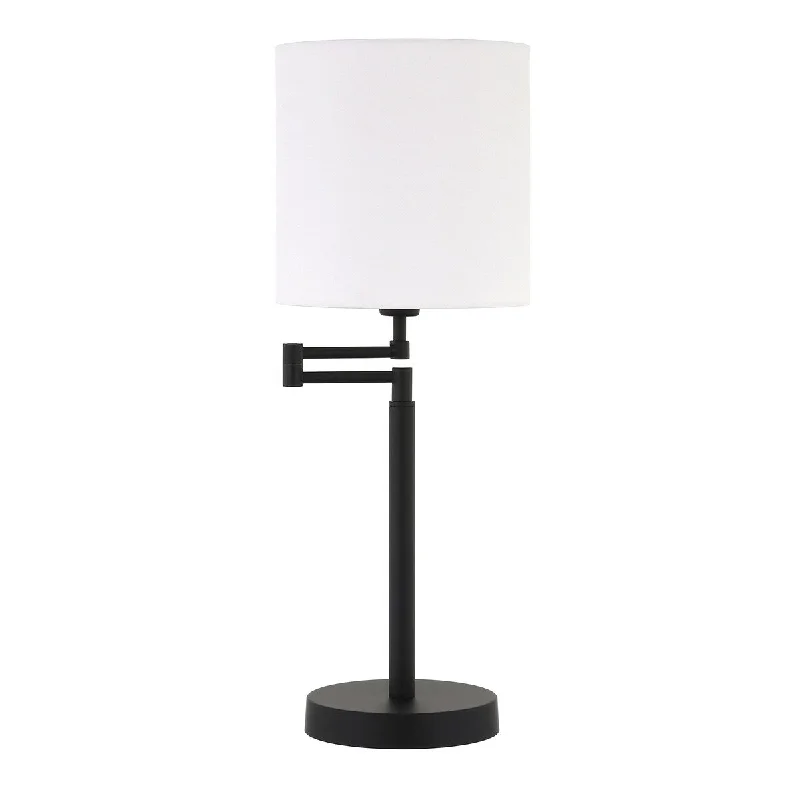 crystal table lamps with dazzling prisms for a glamorous effectcrystal table lamps with dazzling prisms for a glamorous effectHomeRoots 25" Black Metal Table Lamp With White Drum Shade - 13