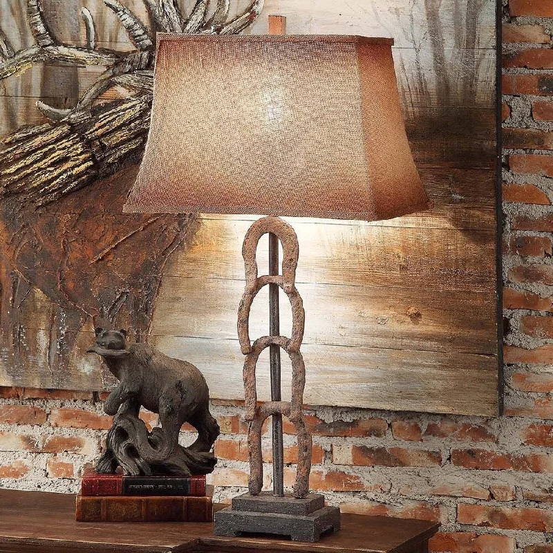 rustic farmhouse table lamps for cozy kitchensrustic farmhouse table lamps for cozy kitchensHorseshoe Table Lamp