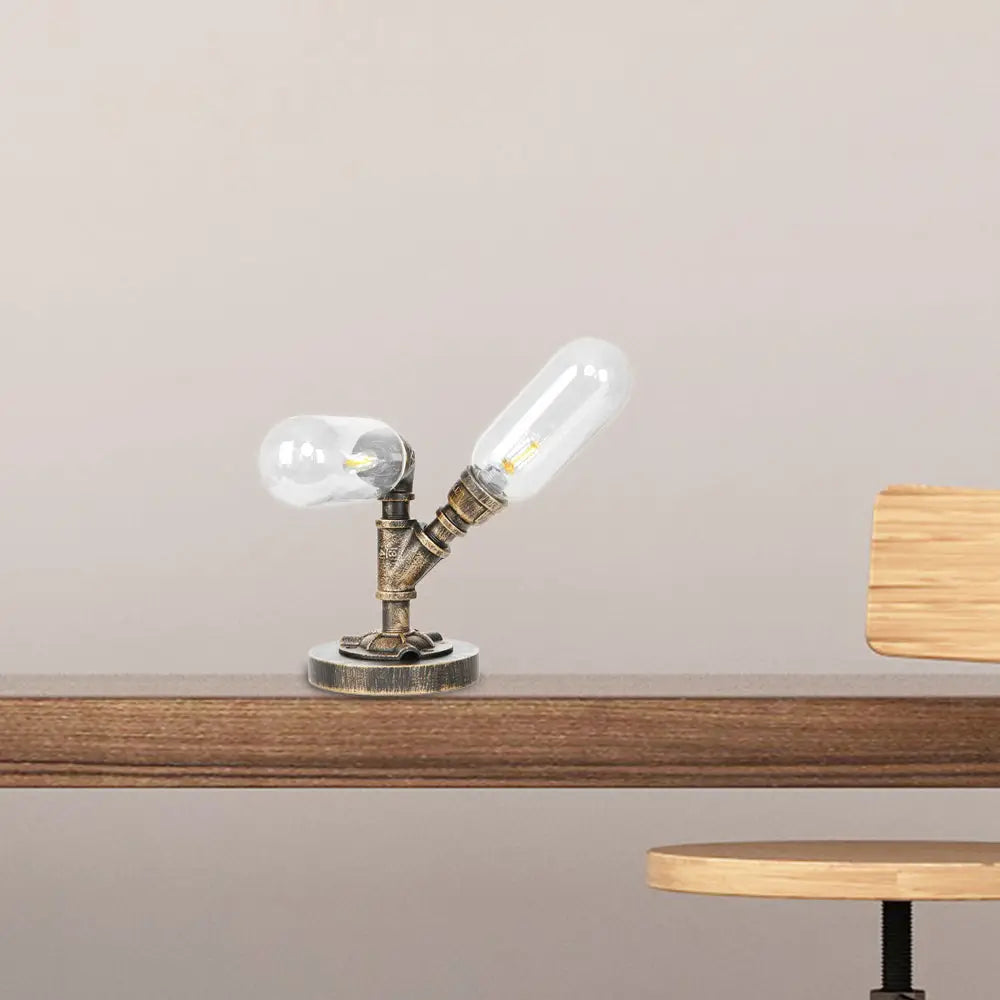 fabric table lamps with a linen shade for a relaxed and breathable lookfabric table lamps with a linen shade for a relaxed and breathable lookOval Shade Desk Light - 2-Bulb Industrial Table Lamp in Aged Bronze with Clear/Amber Glass for Living Room
