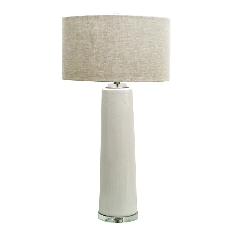 coastal style table lamps with nautical elements for beach housescoastal style table lamps with nautical elements for beach housesJeco White Ceramic 35.75-inch Table Lamp