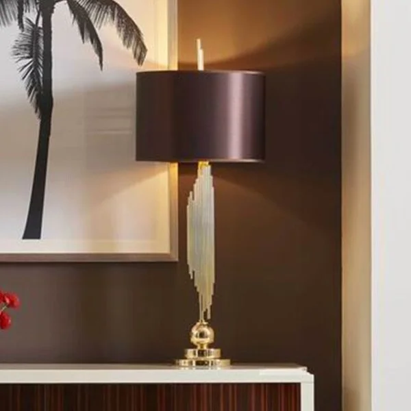 fabric table lamps with a linen shade for a relaxed and breathable lookfabric table lamps with a linen shade for a relaxed and breathable lookJennifer Taylor Home 15" Chaumont Decorative Accent Table Lamp - 15"L x 15"W x 32.3"H
