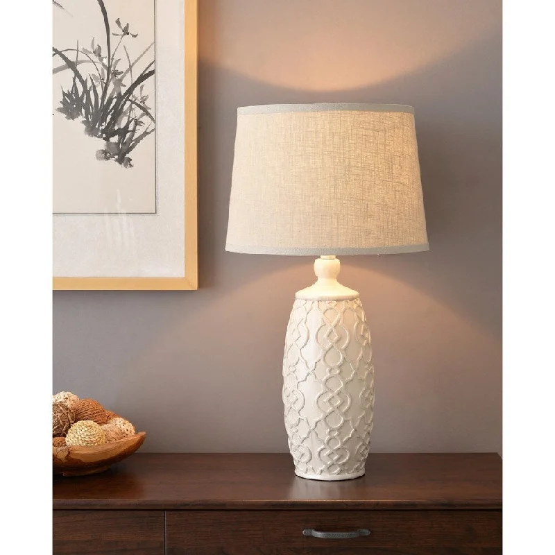 asian inspired table lamps with bamboo accents for a zen atmosphereasian inspired table lamps with bamboo accents for a zen atmosphereKatelyn Silvered White 25 Inch Table Lamp