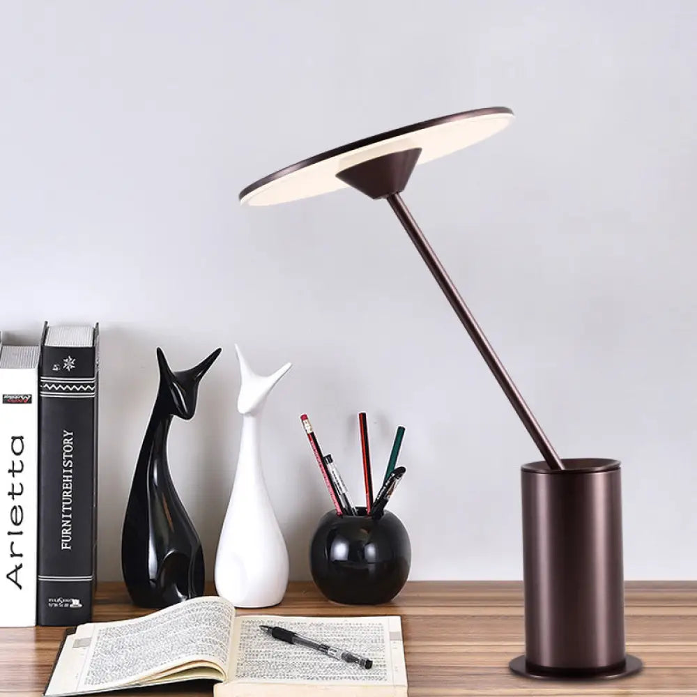 art deco table lamps with geometric shapes for a retro touchart deco table lamps with geometric shapes for a retro touchContemporary LED Metal Table Lamp - Brown Reading Light for Study