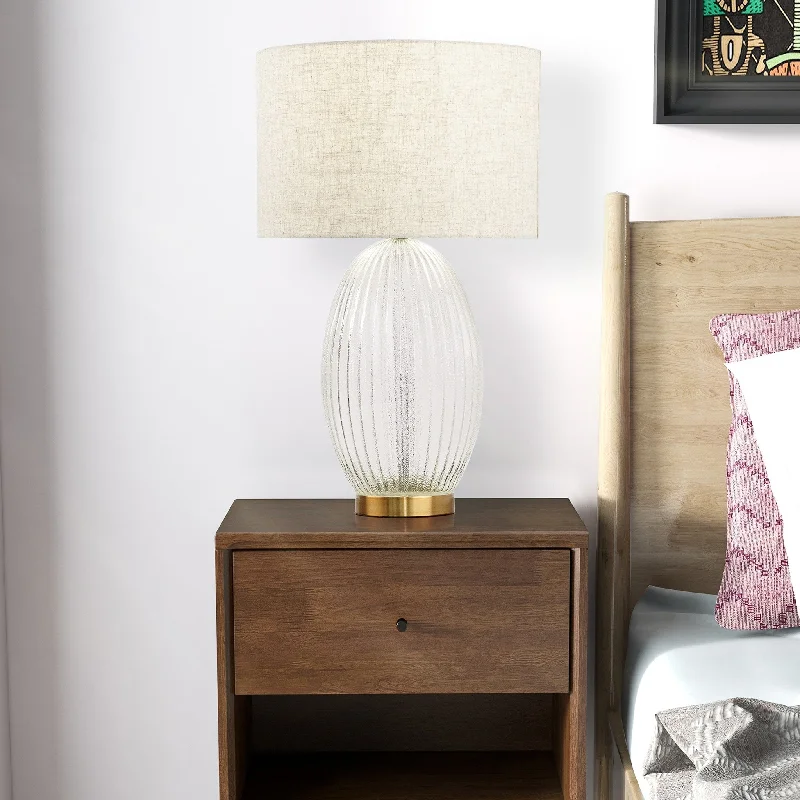 asian inspired table lamps with bamboo accents for a zen atmosphereasian inspired table lamps with bamboo accents for a zen atmosphereLuminous Glow Ribbed Glass Table Lamp