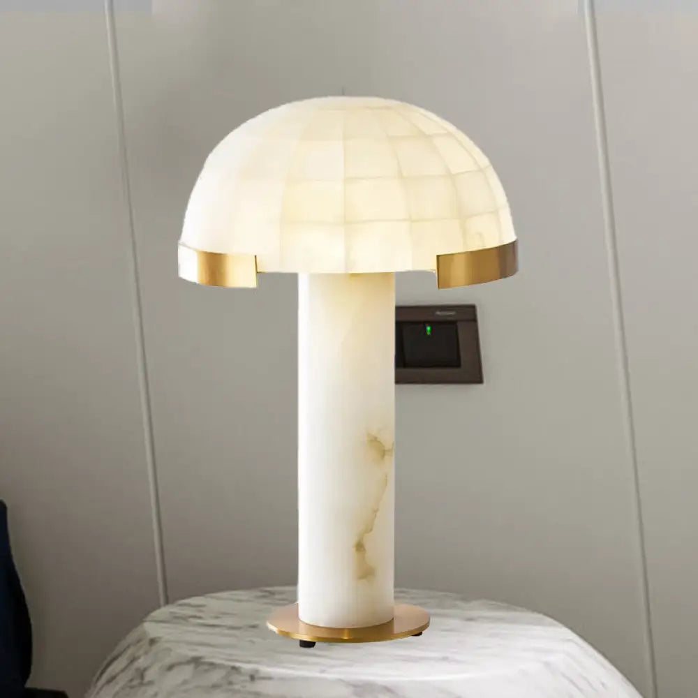 coastal style table lamps with nautical elements for beach housescoastal style table lamps with nautical elements for beach housesWhite Marble Domed 1-Head Modern Task Reading Light for Bedside