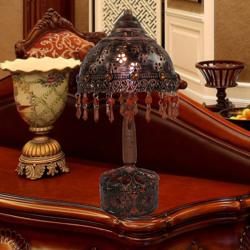 fabric table lamps with a linen shade for a relaxed and breathable lookfabric table lamps with a linen shade for a relaxed and breathable lookArt Deco Copper Nightstand Lamp for Living Room - Metal Bowl Design with 1 Head
