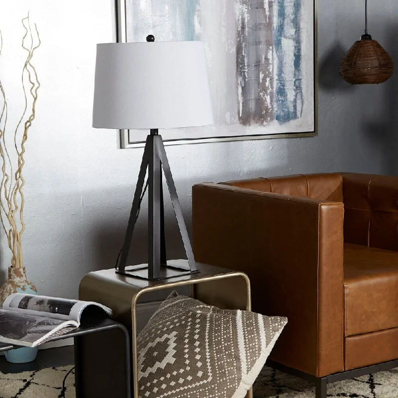 metal table lamps with a matte black finish for a sleek appearancemetal table lamps with a matte black finish for a sleek appearanceMilo Metal Table Lamp