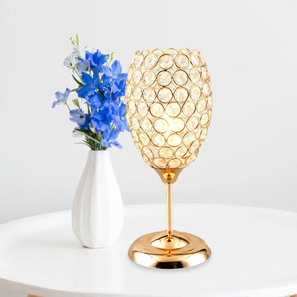 asian inspired table lamps with bamboo accents for a zen atmosphereasian inspired table lamps with bamboo accents for a zen atmosphereModernist Crystal-Encrusted Bedside Lamp: Gold Cup-Shaped Night Table Light