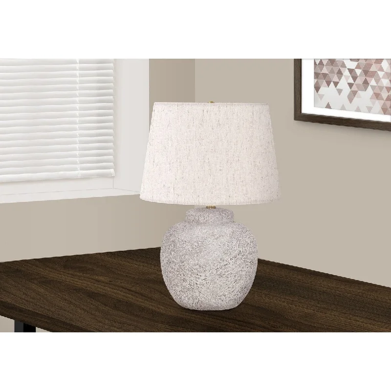 bohemian table lamps with colorful patterns for eclectic bedroomsbohemian table lamps with colorful patterns for eclectic bedroomsMonarch Specialties 22"h Table Lamp Cream Concrete Ivory Modern - 22