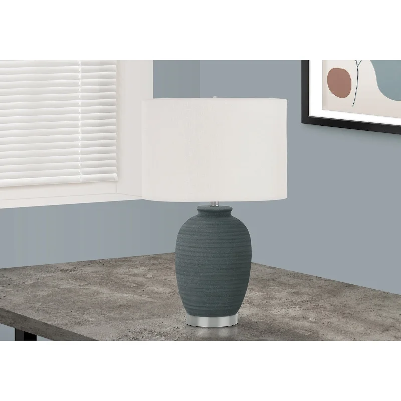 coastal style table lamps with nautical elements for beach housescoastal style table lamps with nautical elements for beach housesMonarch Specialties 24"h Table Lamp Blue Ceramic Ivory Contemporary - 24
